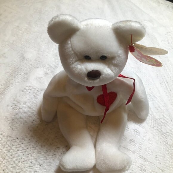 Ty Rare Valentino Beanie Baby With Multiple Errors 1994 Vintage - Picture 1 of 8